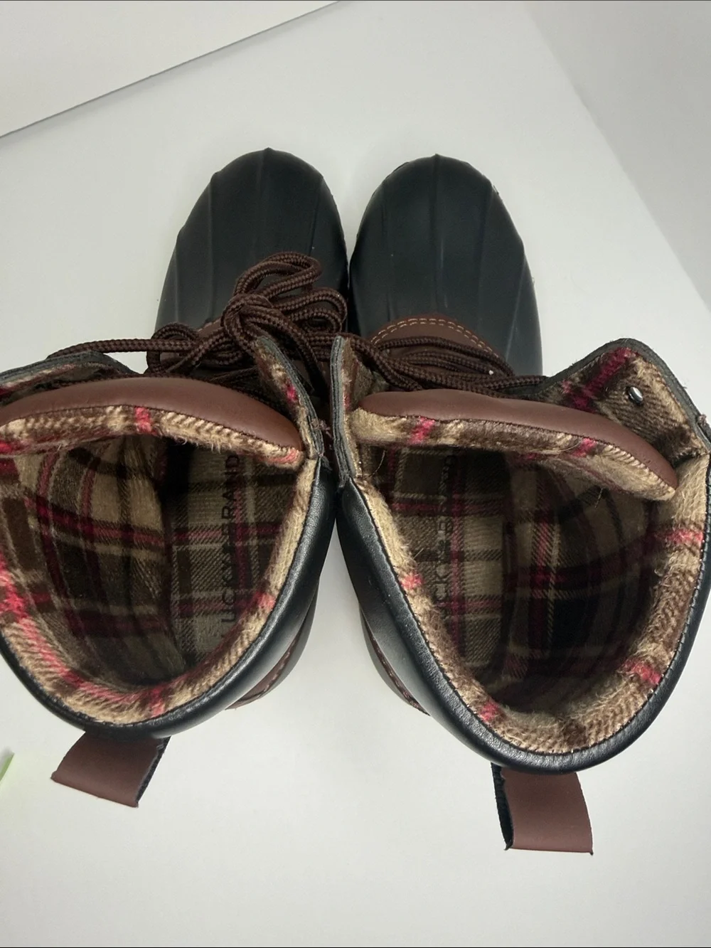 Lucky Brand Duck Boots - Brown/Black (Factory Misprint Flaw)